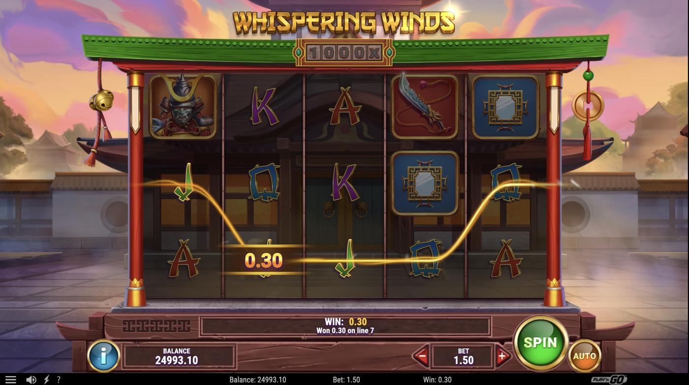 Whispering Winds: image of winning