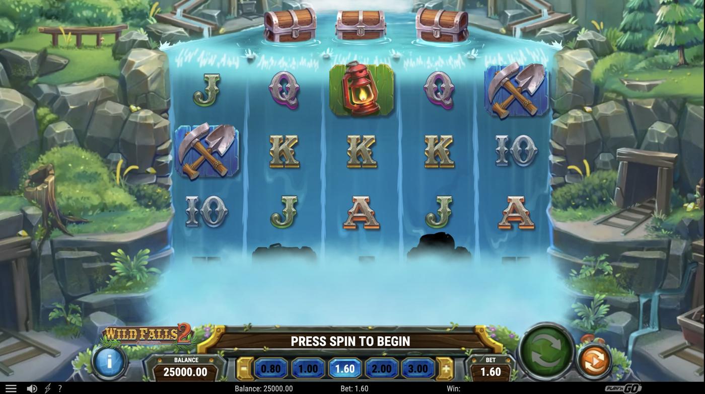 Wild Falls 2: image of main menu