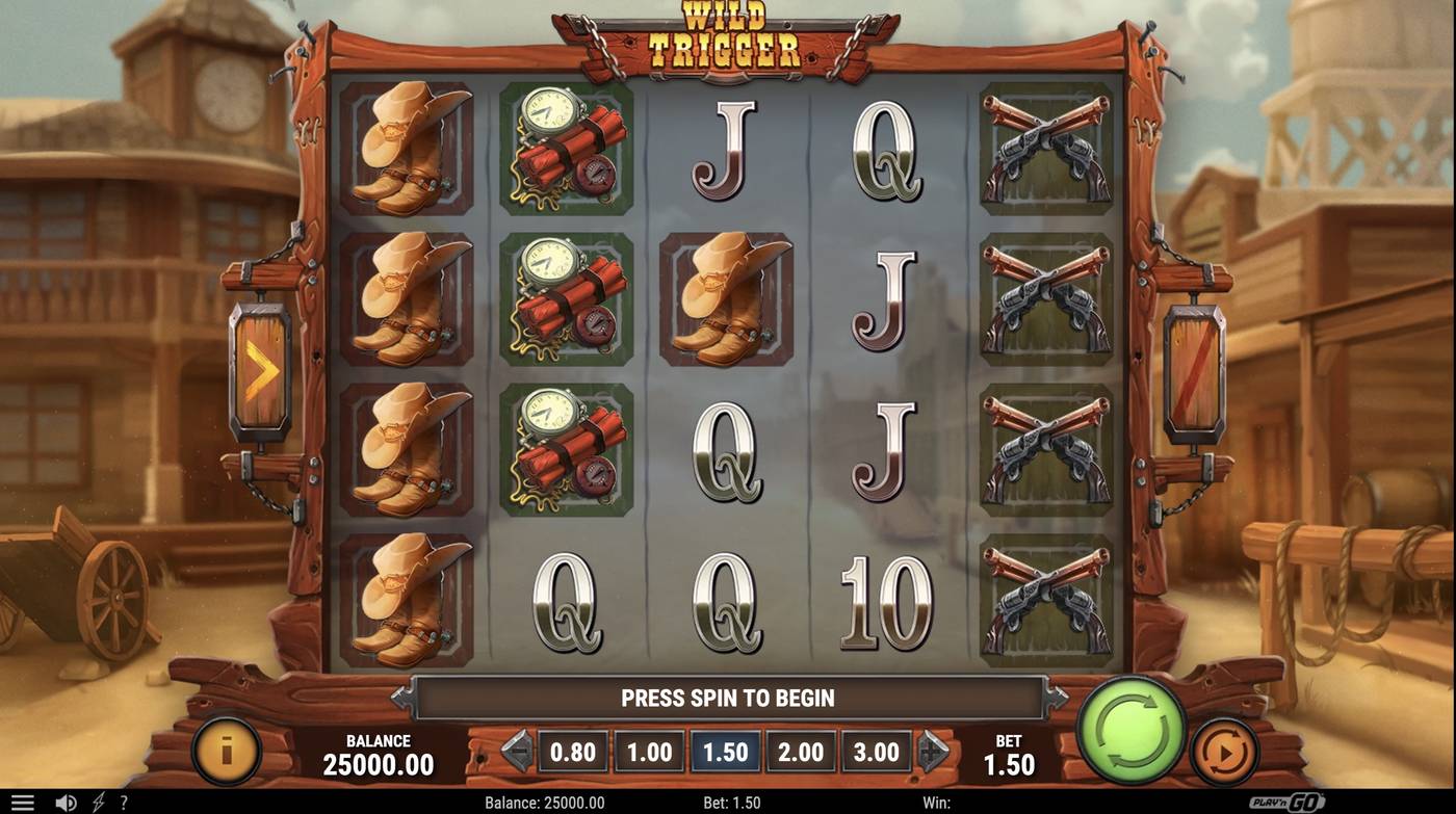 Wild Trigger: image of main menu