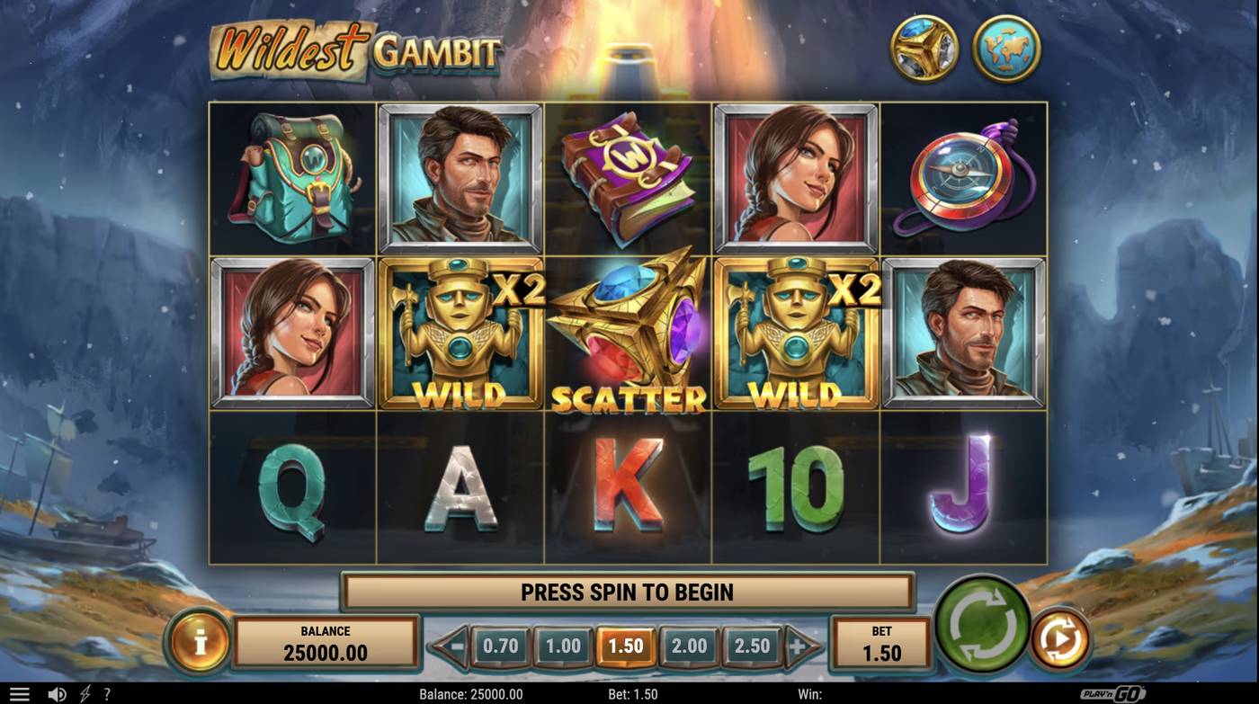 Wildest Gambit: image of main menu