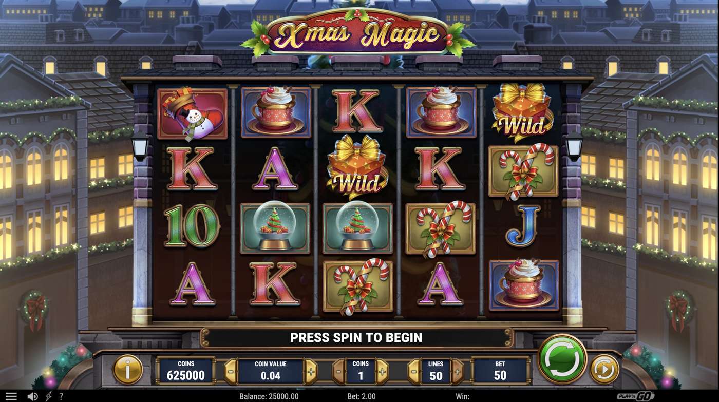 Xmas Magic: image of main menu