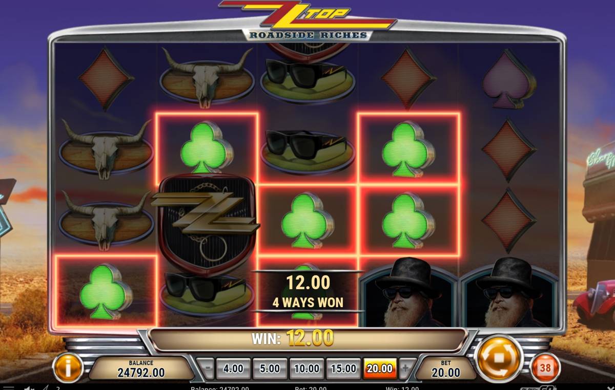 ZZ Top Roadside Riches: image of winning