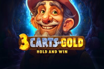 3 Carts of Gold: Hold and Win Online Slot Logo