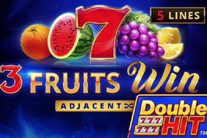 3 Fruits Win Double Hit Online Slot Logo