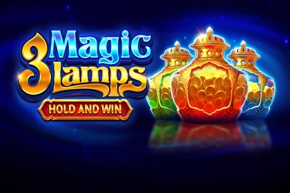 3 Magic Lamps: Hold and Win Online Slot Logo