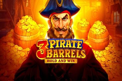 3 Pirate Barrels: Hold and Win Online Slot Logo