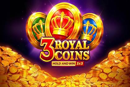 3 Royal Coins: Hold and Win Online Slot Logo