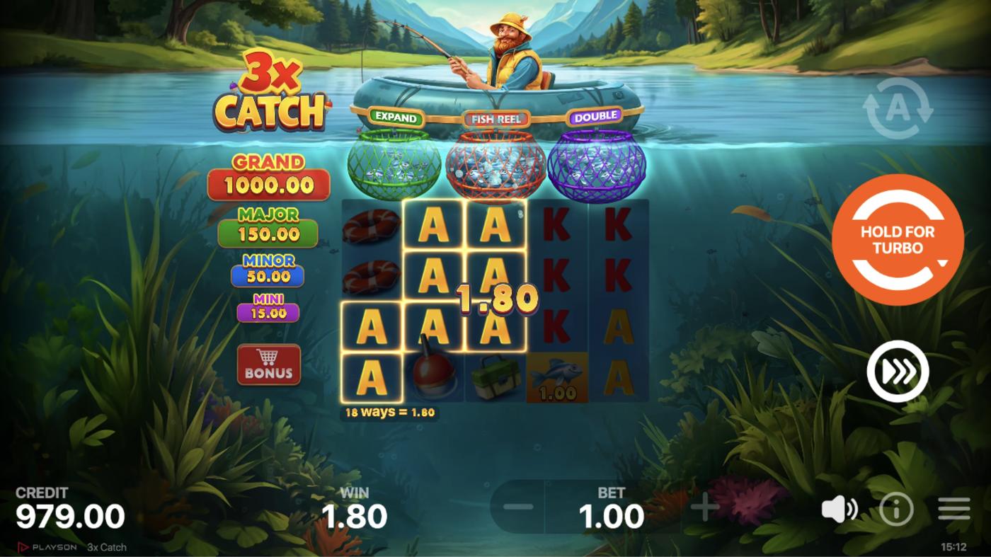 3x Catch: image of winning