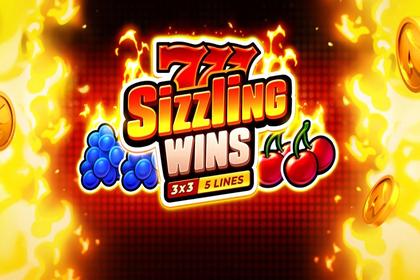 777 Sizzling Wins: 5 lines Online Slot Logo