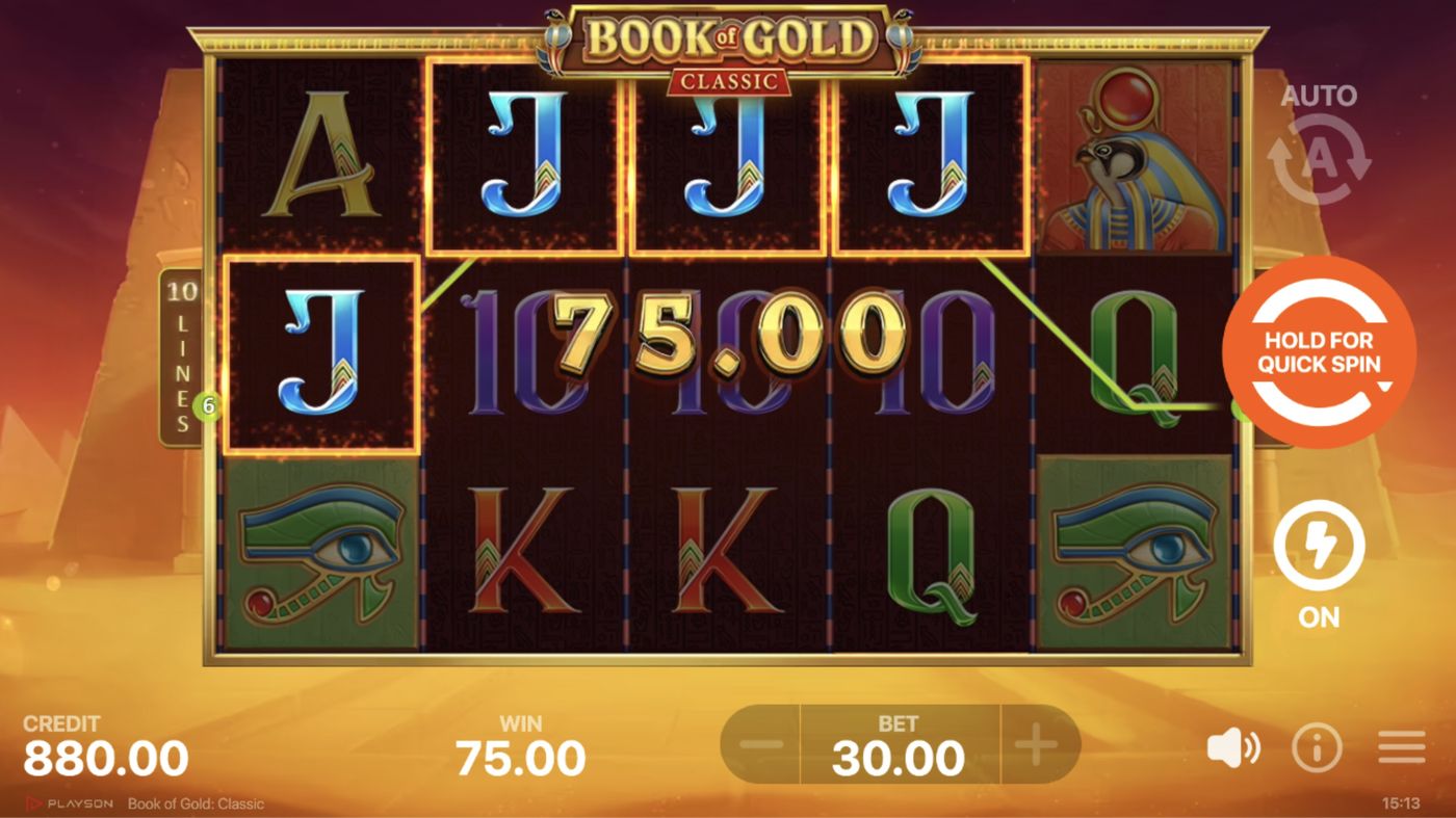 Book of Gold: Classic: image of winning