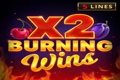 Burning Wins x2 Online Slot Logo