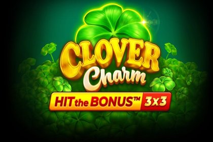 Clover Charm: Hit the Bonus Online Slot Logo