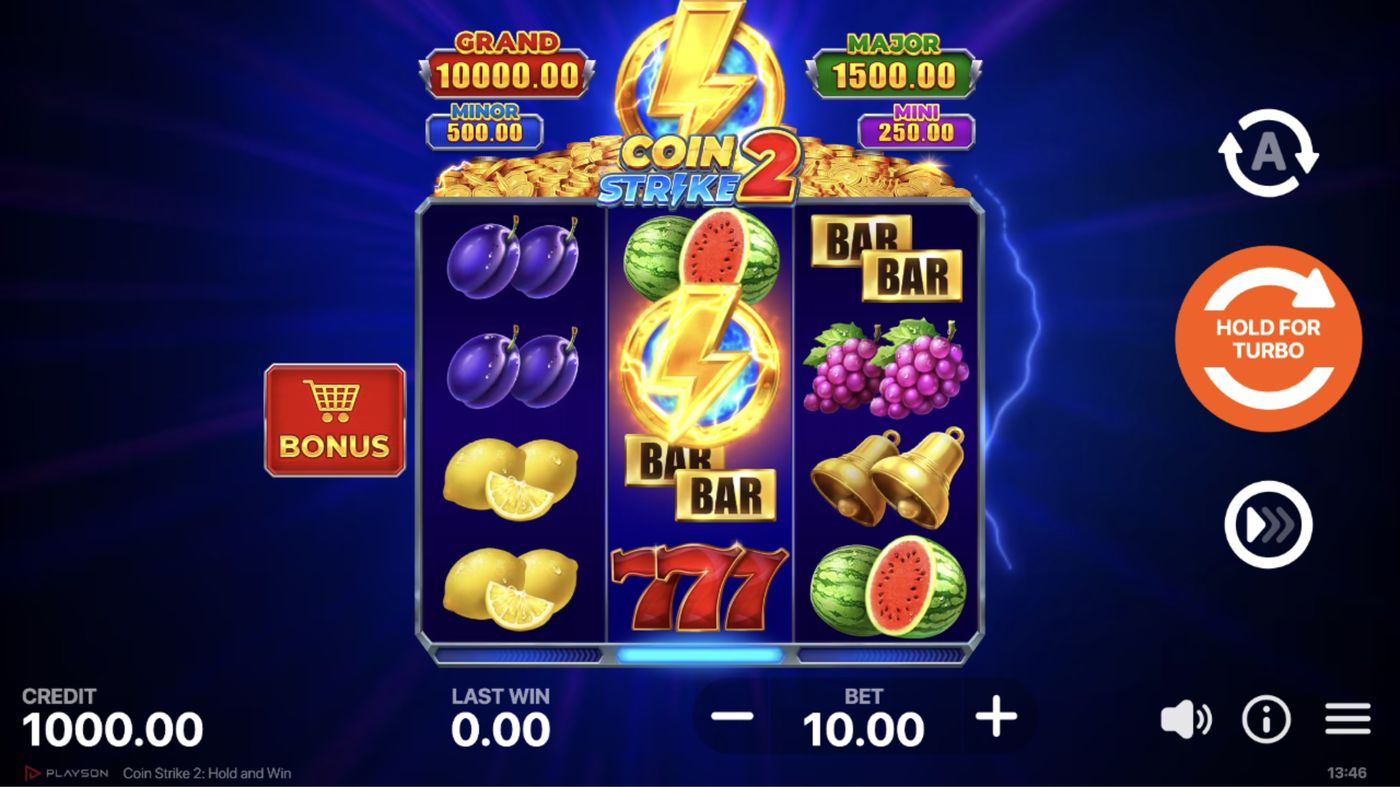 Coin Strike 2: Hold and Win: image of main menu