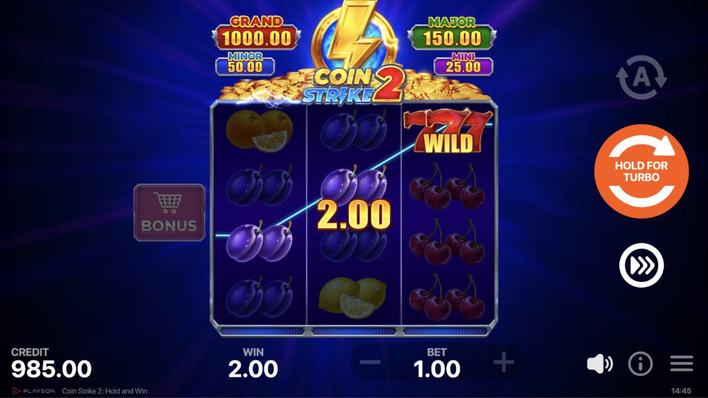 Coin Strike 2: Hold and Win: image of winning