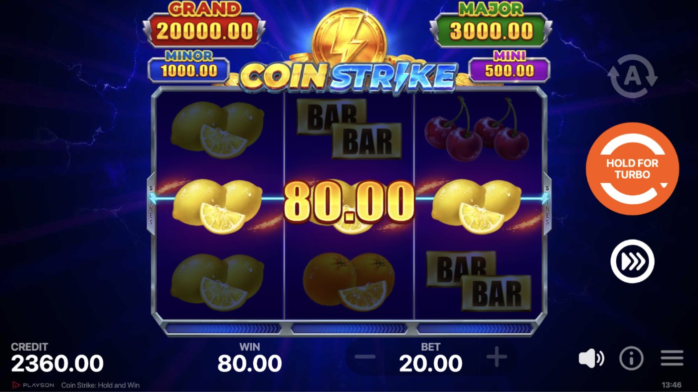 Coin Strike: Hold and Win: image of winning