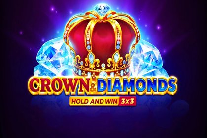 Crown and Diamonds: Hold and Win Online Slot Logo