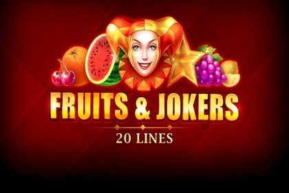 Fruits & Jokers: 20 Lines Online Slot Logo