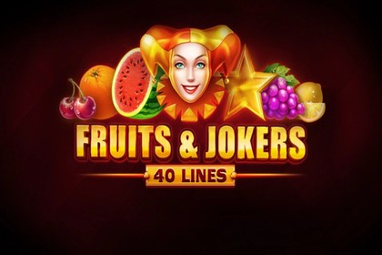 Fruits & Jokers: 40 Lines Online Slot Logo