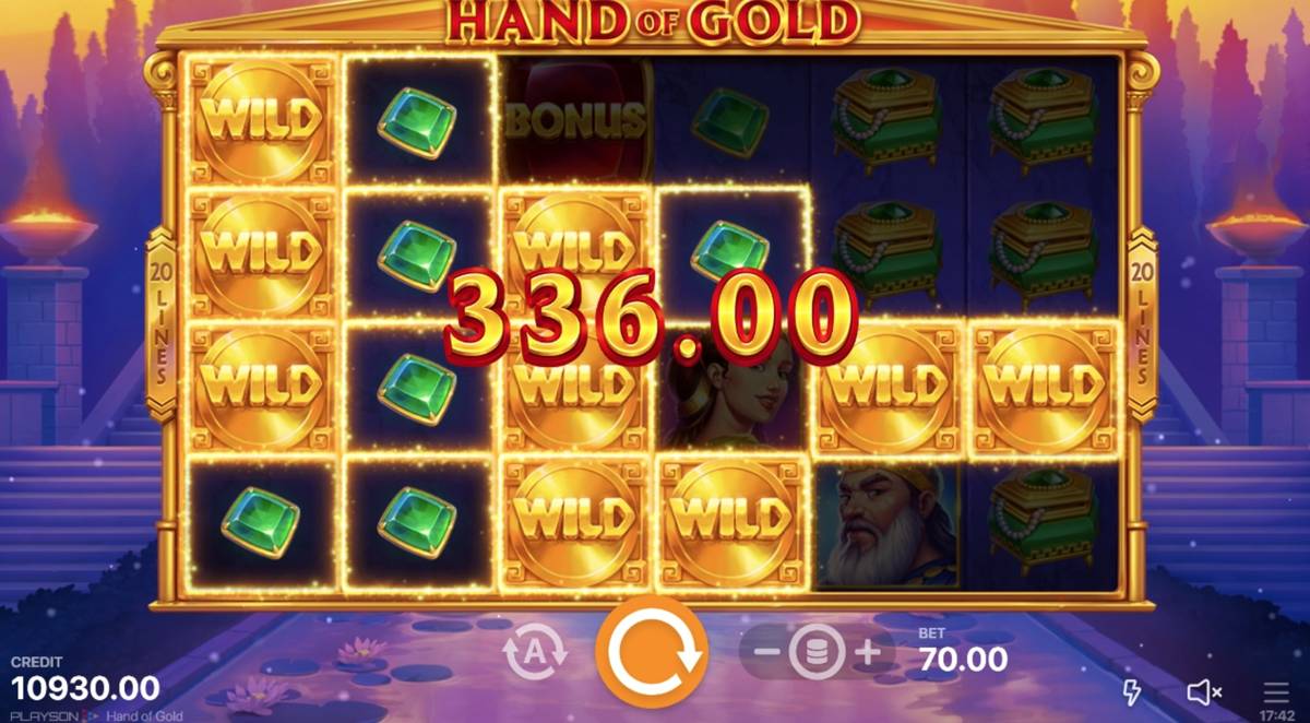 Hand of Gold: image of winning