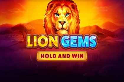 Lion Gems: Hold and Win Online Slot Logo