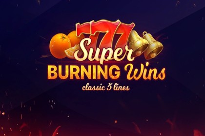 Super Burning Wins Online Slot Logo