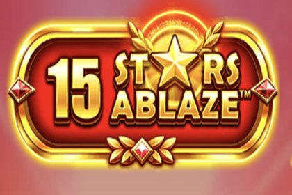 15 Stars Ablaze Online Slot Logo