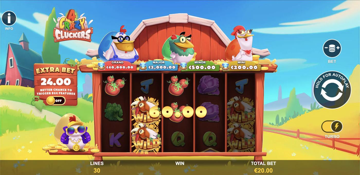 4 Crazy Cluckers: image of winning