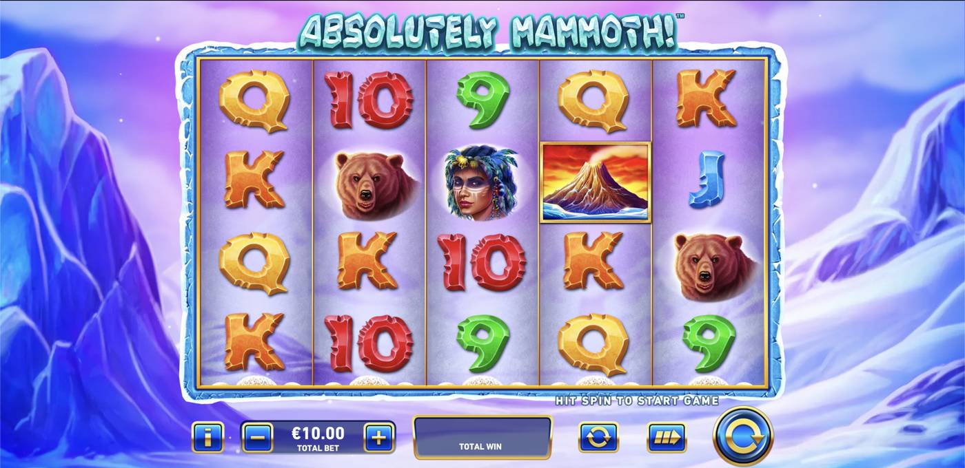 Absolutely Mammoth: image of main menu