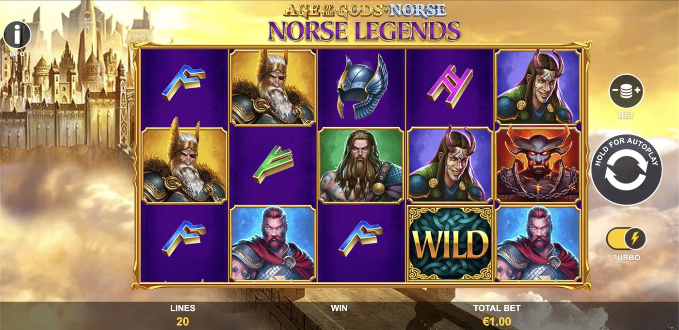 Age of the Gods Norse: Norse Legends: image of main menu