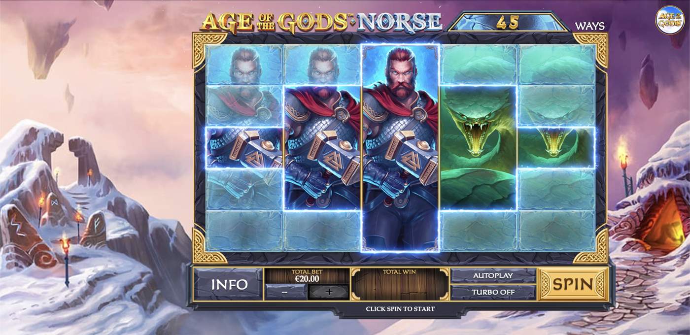 Age of the Gods Norse: Ways of Thunder: image of main menu
