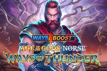 Age of the Gods Norse: Ways of Thunder Online Slot Logo