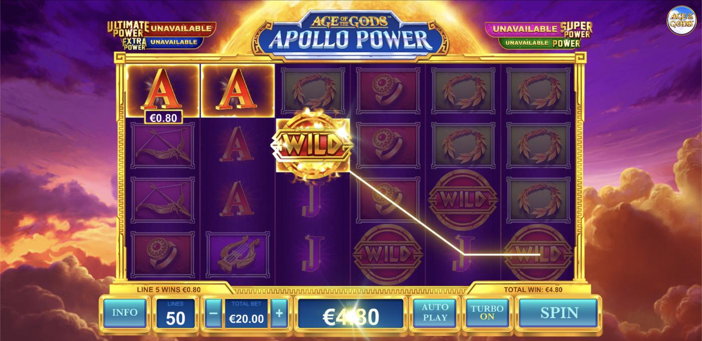 Age of the Gods: Apollo Power: image of winning