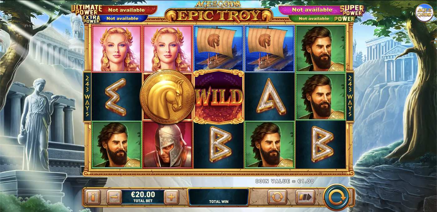 Age of the Gods: Epic Troy: image of main menu