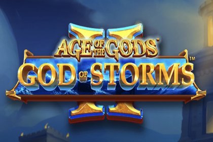 Age of the Gods: God of Storms 2 Online Slot Logo