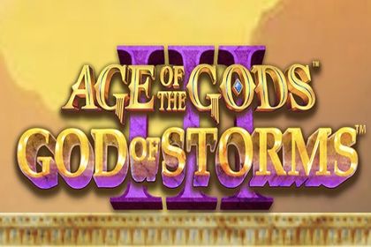 Age of the Gods: God of Storms 3 Online Slot Logo