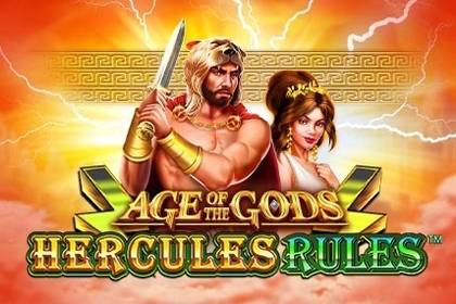 Age of the Gods: Hercules Rules Online Slot Logo