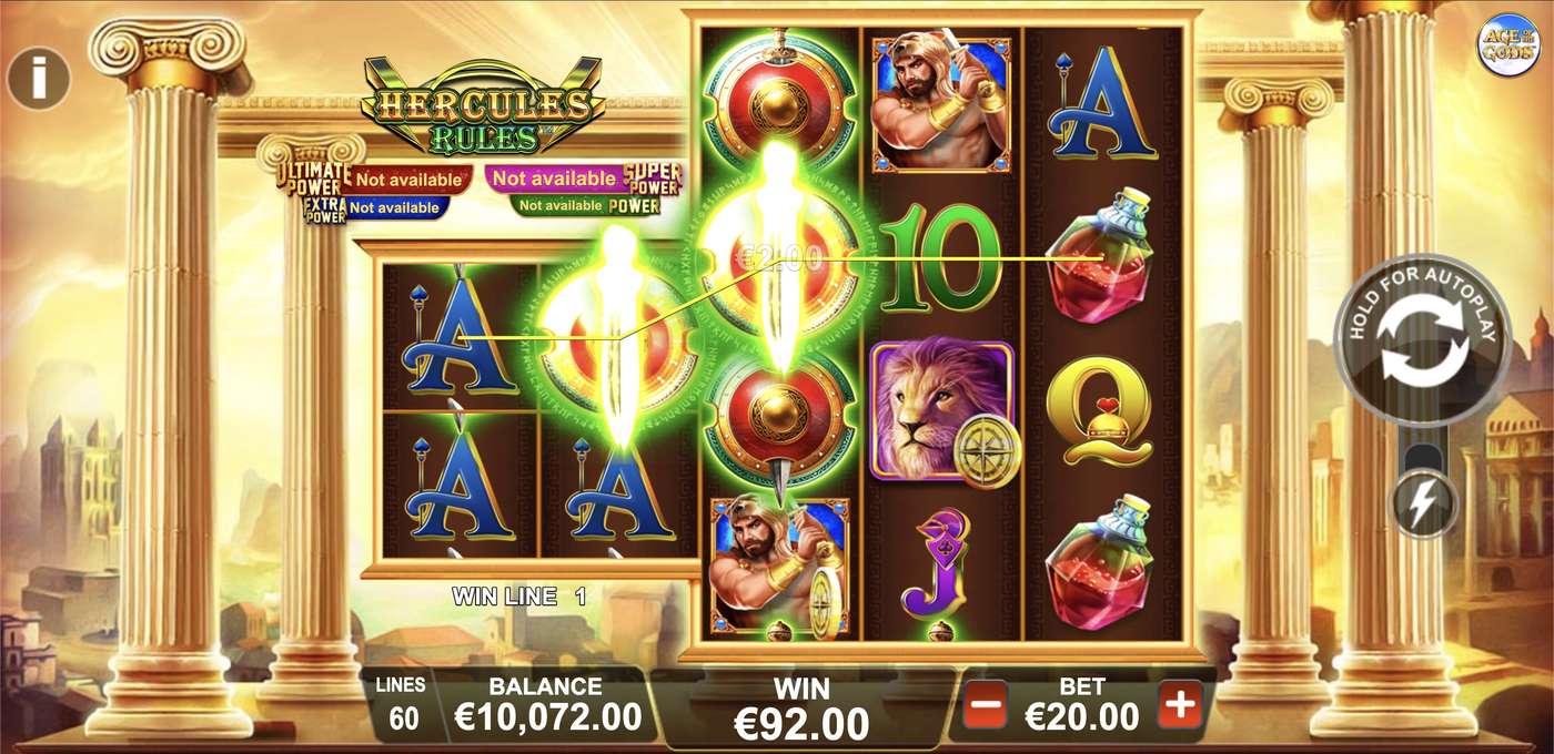 Age of the Gods: Hercules Rules: image of winning