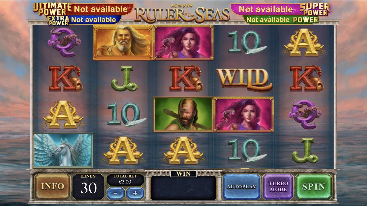 Age of the Gods: Ruler of the Seas: image of main menu