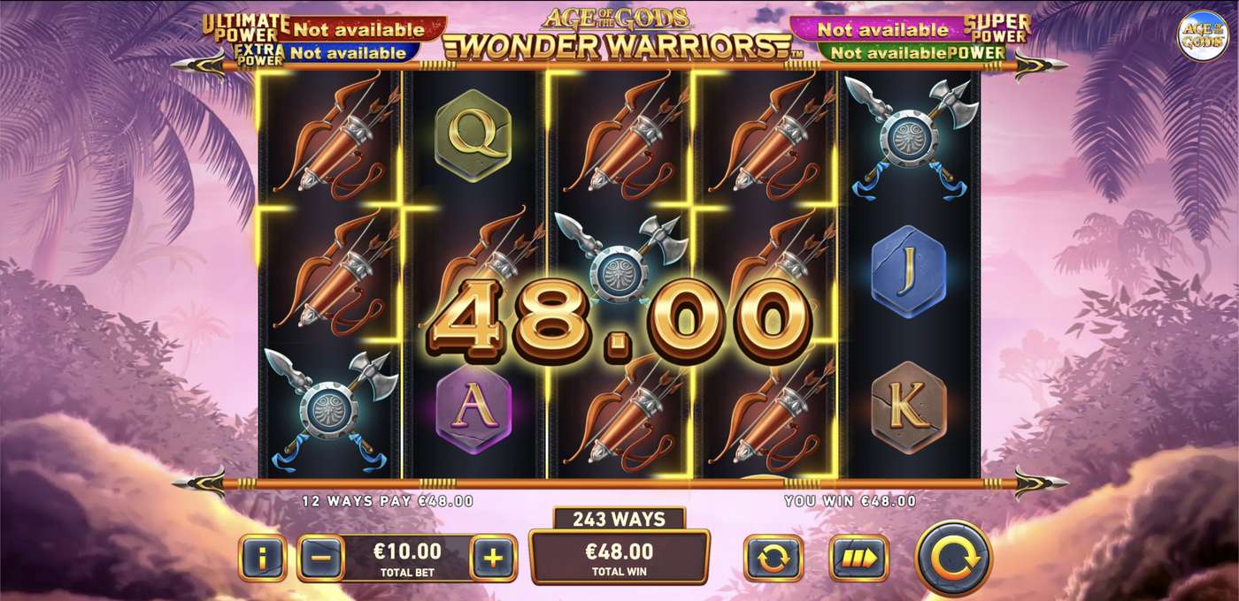 Age of the Gods: Wonder Warriors: image of winning