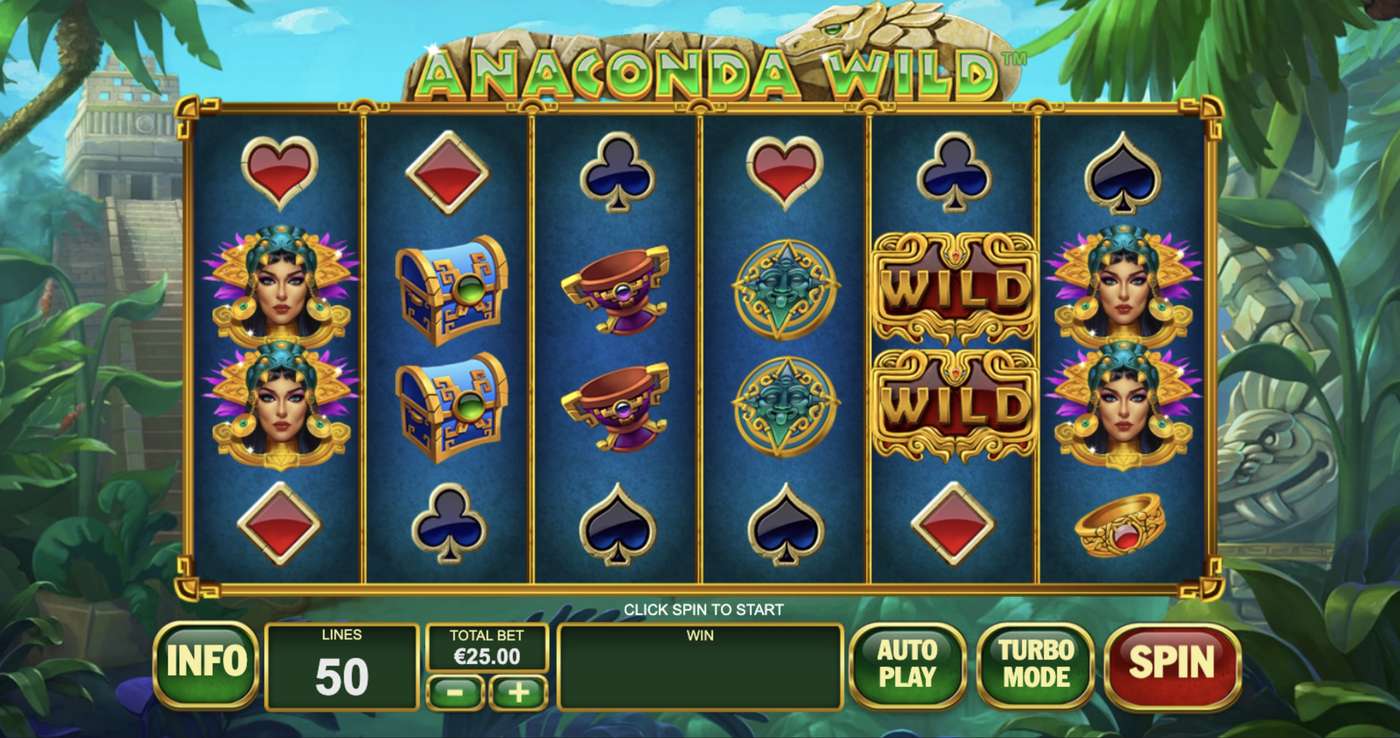 Anaconda Wild: image of main menu