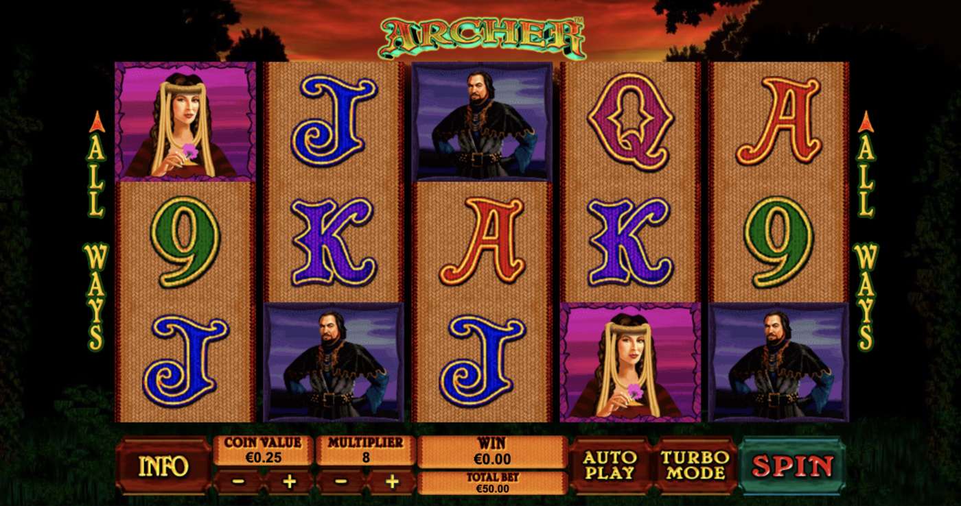 Archer: image of main menu