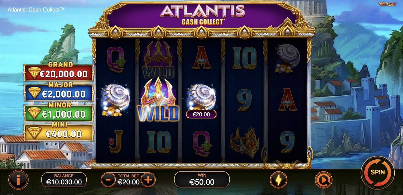 Atlantis Cash Collect: image of winning