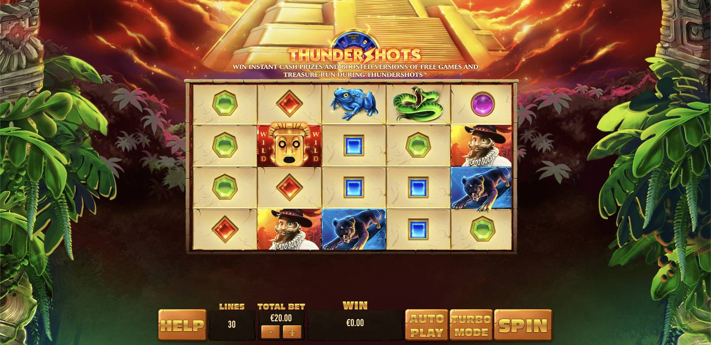 Aztec Expedition Thundershots: image of main menu