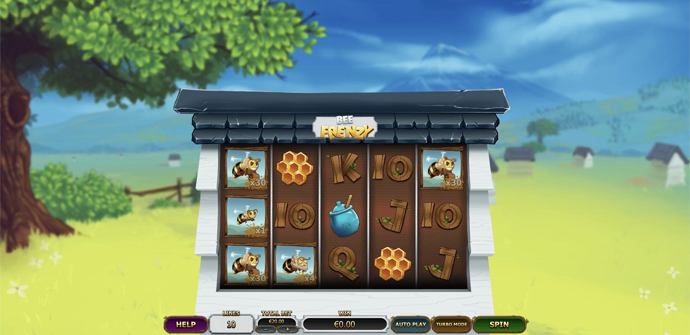 Bee Frenzy: image of main menu