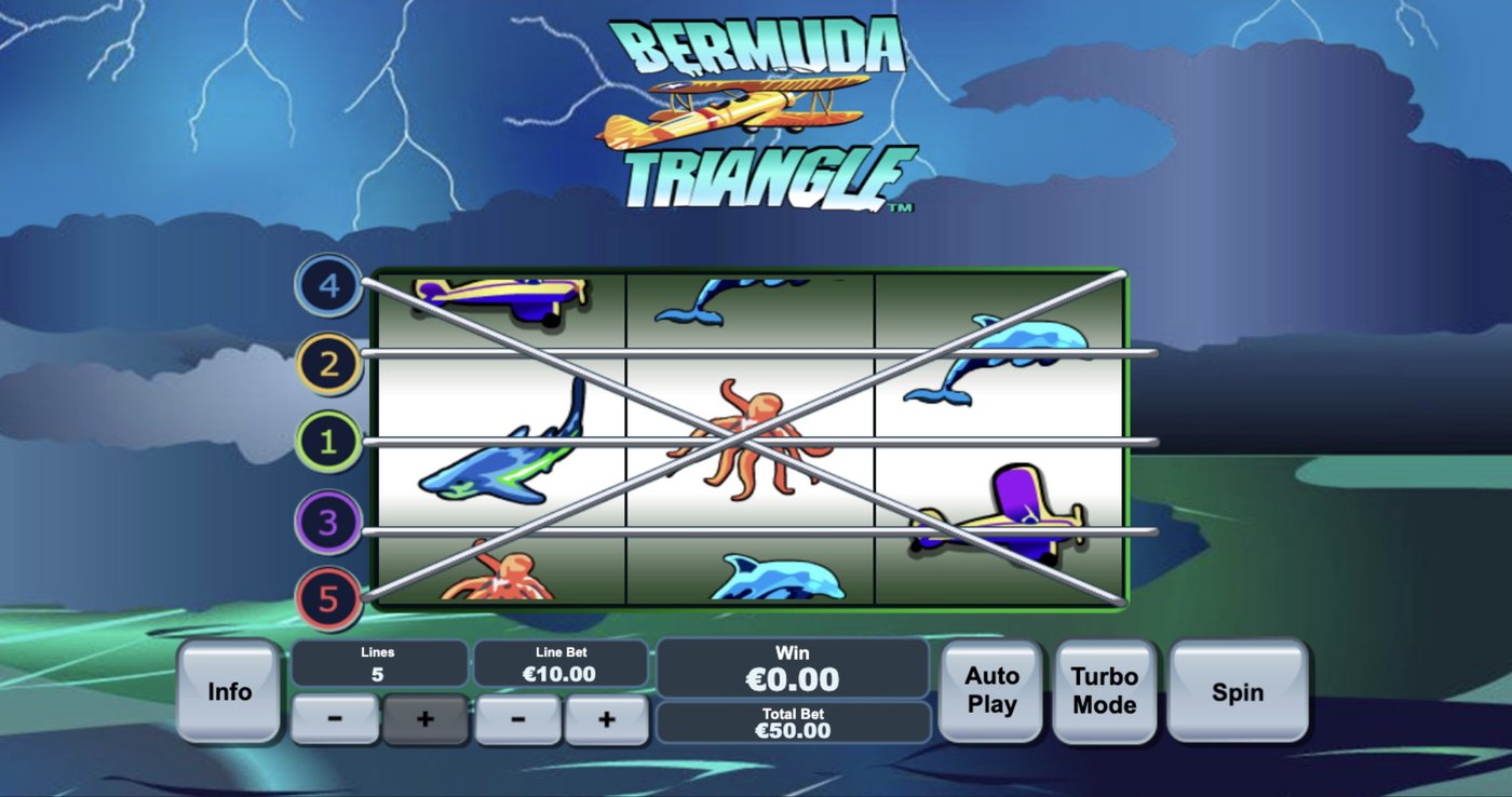 Bermuda Triangle: image of main menu