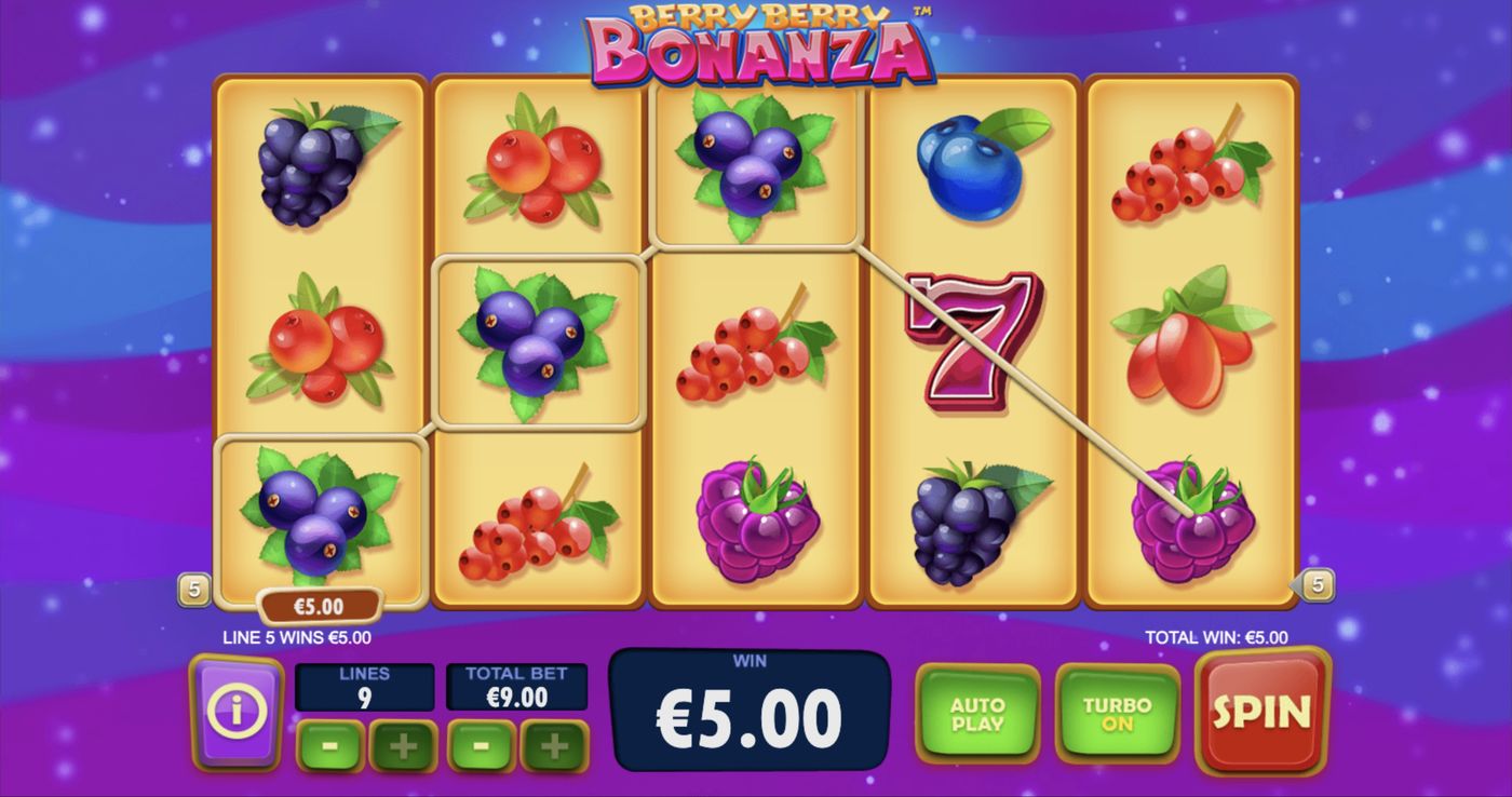 Berry Berry Bonanza: image of winning