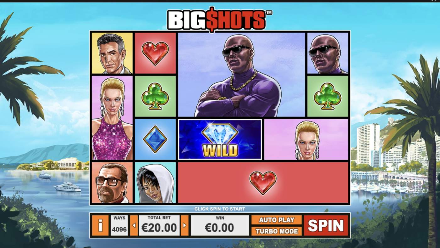Big Shots: image of main menu