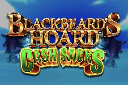 Blackbeard's Hoard Cash Sacks Online Slot Logo