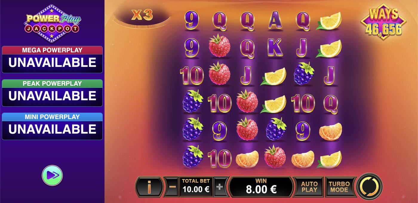Blazing Bells PowerPlay: image of winning