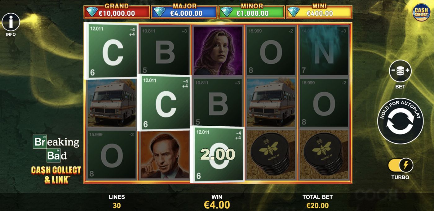 Breaking Bad: Cash Collect & Link: image of winning